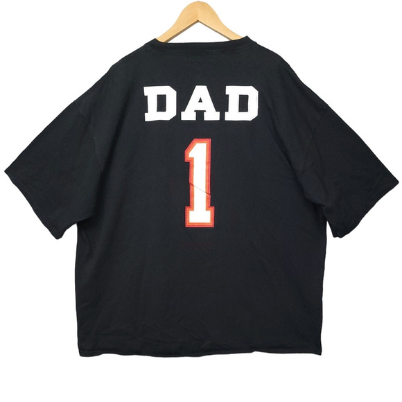 Tampa Bay Buccaneers NFL Men’s #1 Dad T-Shirt Sz 3XL Black Football Tee Gift - Picture 9 of 12